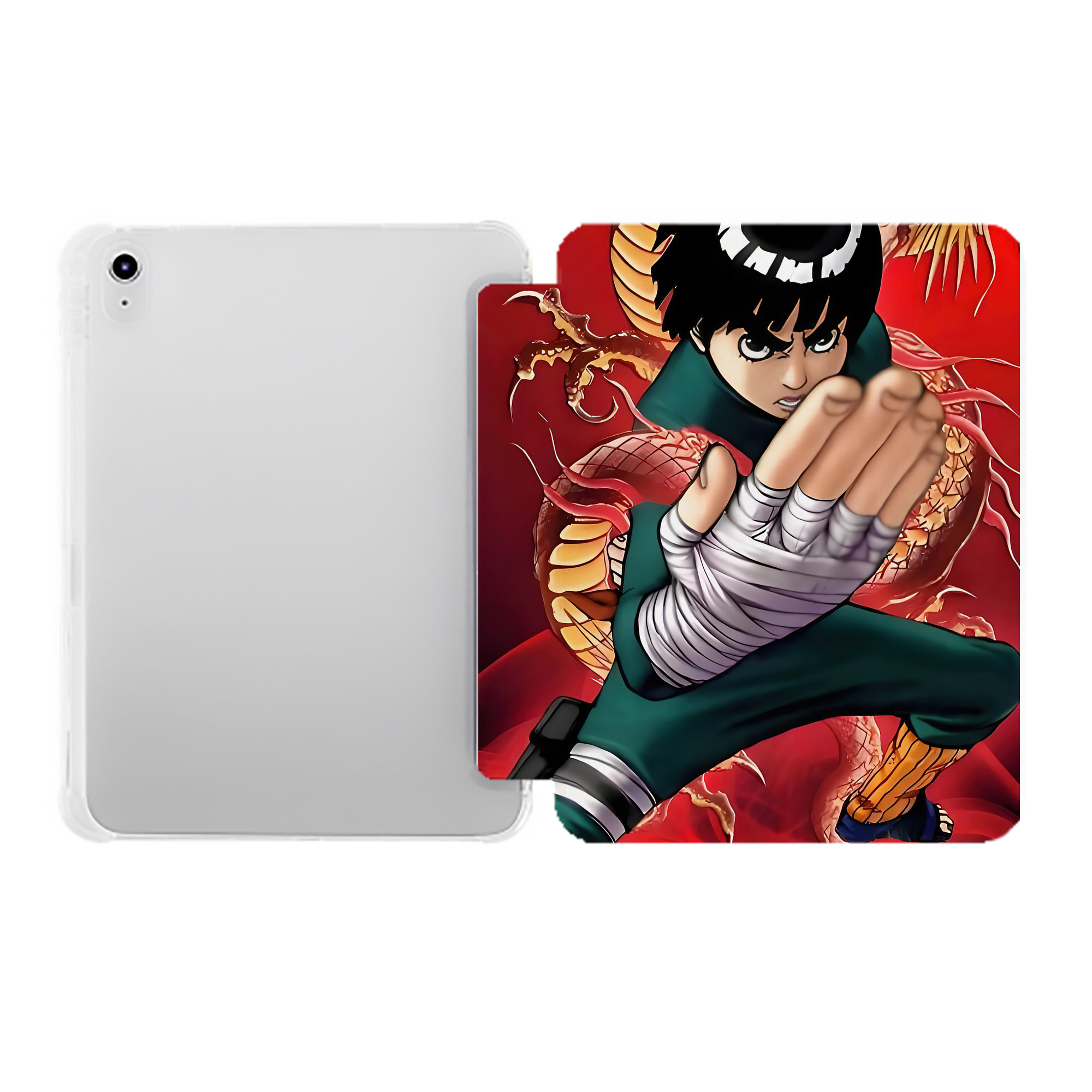 （画像用） NARUTO -ナルト- NARUTO -ナルト- 疾風伝 IPad ケース ペン収納付き 三つ折りスタンド PUレザー×シリコン 対応機種9.5/10.5/10.9インチ